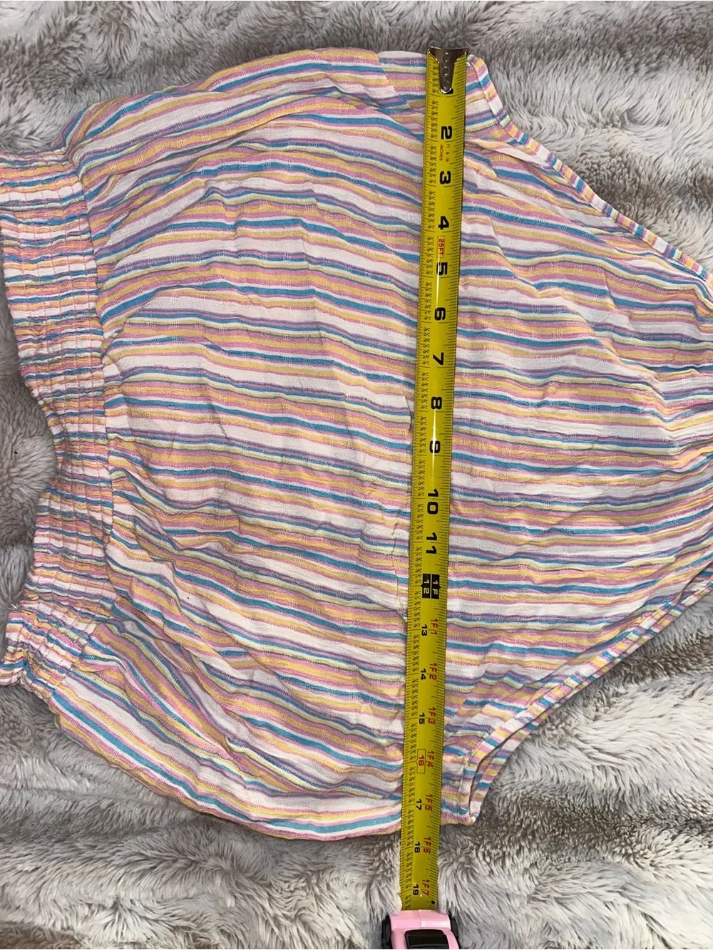Angie Pastel Multistripe Halter Tank Top